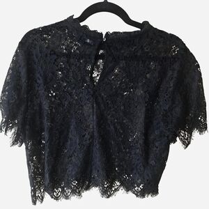 Forever 21 Black Lace Blouse